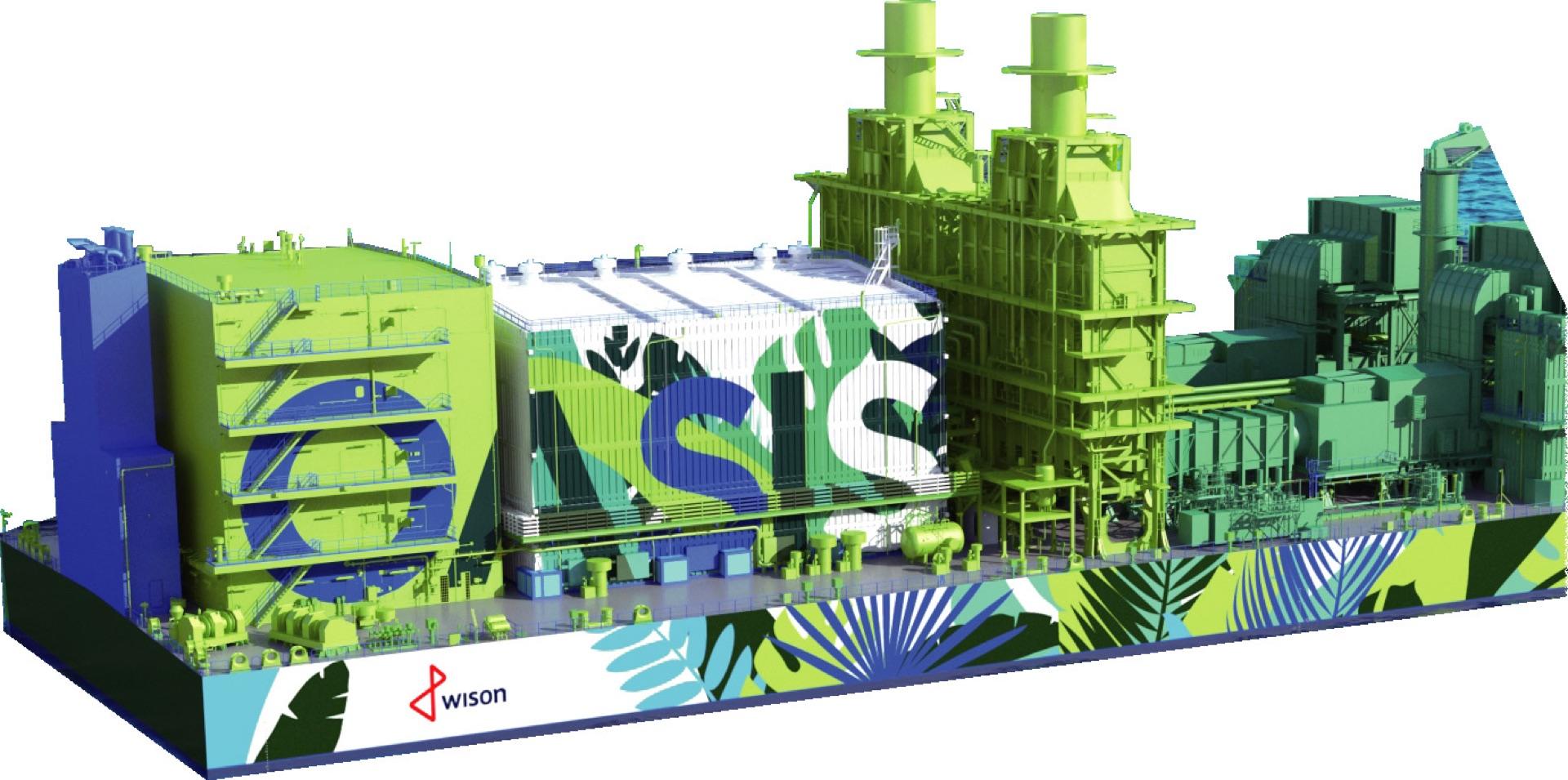 234MW Floating Gas Power Plant